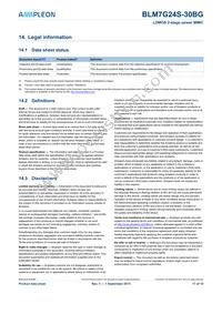 BLM7G24S-30BGY Datasheet Page 17