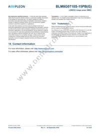 BLM8G0710S-15PBGY Datasheet Page 21