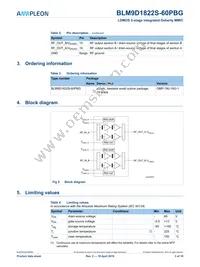 BLM9D1822S-60PBGY Datasheet Page 3