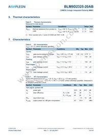 BLM9D2325-20ABZ Datasheet Page 4