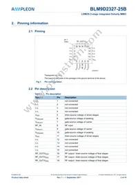 BLM9D2327-25BZ Datasheet Page 2