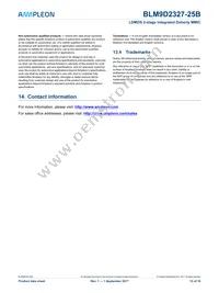 BLM9D2327-25BZ Datasheet Page 15