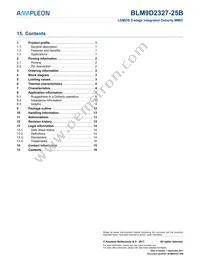 BLM9D2327-25BZ Datasheet Page 16