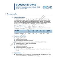 BLM9D2527-20ABZ Datasheet Cover