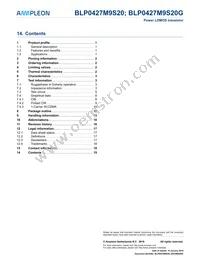 BLP0427M9S20Z Datasheet Page 19