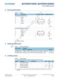 BLP05H6150XRY Datasheet Page 2