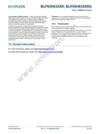 BLP05H635XRGY Datasheet Page 15