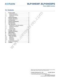 BLP10H630PY Datasheet Page 15