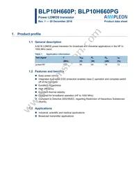 BLP10H660PY Datasheet Cover