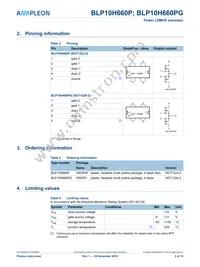 BLP10H660PY Datasheet Page 2