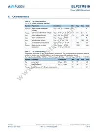 BLP27M810Z Datasheet Page 3