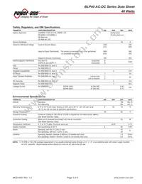 BLP40-3000G Datasheet Page 3