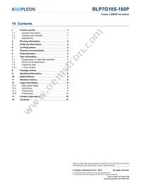 BLP7G10S-160PY Datasheet Page 11