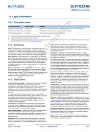 BLP7G22-05Z Datasheet Page 9