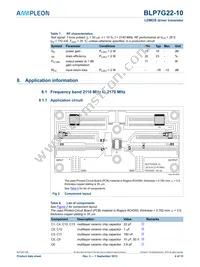 BLP7G22-10 Datasheet Page 4