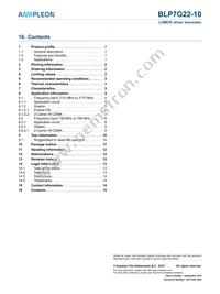 BLP7G22-10 Datasheet Page 15