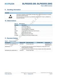 BLP8G05S-200Y Datasheet Page 9