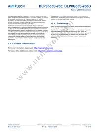 BLP8G05S-200Y Datasheet Page 11