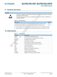 BLP8G10S-45PJ Datasheet Page 12