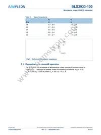BLS2933-100 Datasheet Page 4