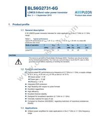 BLS6G2731-6G Datasheet Cover