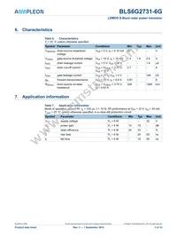 BLS6G2731-6G Datasheet Page 3
