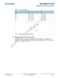 BLS6G2731-6G Datasheet Page 4