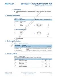BLS6G2731S-120 Datasheet Page 2