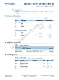 BLS6G3135-20 Datasheet Page 2