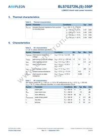 BLS7G2729L-350P Datasheet Page 3
