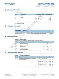 BLS7G2933S-150 Datasheet Page 2