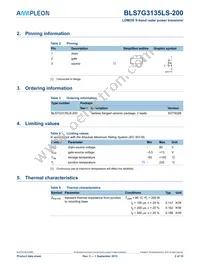 BLS7G3135LS-200U Datasheet Page 2