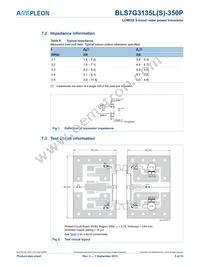 BLS7G3135LS-350P Datasheet Page 5