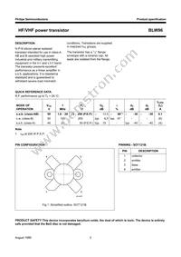 BLW96/01 Datasheet Page 2