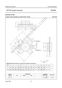 BLW96/01 Datasheet Page 13