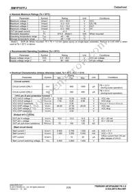 BM1P107FJ-E2 Datasheet Page 2