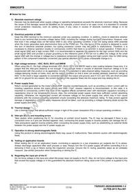 BM6202FS-E2 Datasheet Page 17