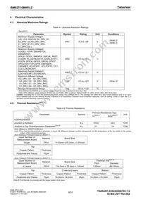 BM92T10MWV-ZE2 Datasheet Page 8