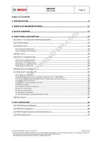 BMA250E Datasheet Page 4