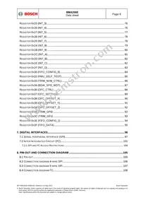 BMA250E Datasheet Page 6