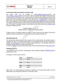 BMA423 Datasheet Page 21