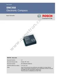 BMC050 Datasheet Cover