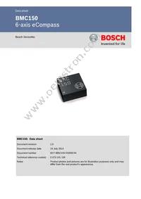 BMC150 Datasheet Cover
