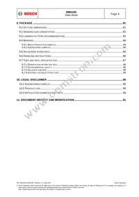 BMG160 Datasheet Page 6