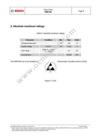 BMP180 Datasheet Page 8