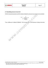 BMP180 Datasheet Page 17