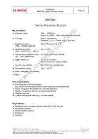 BMP280 Datasheet Page 2