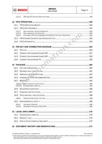 BMX055 Datasheet Page 9