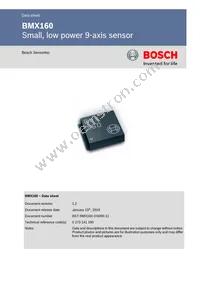 BMX160 Datasheet Cover