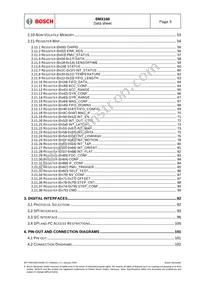 BMX160 Datasheet Page 5